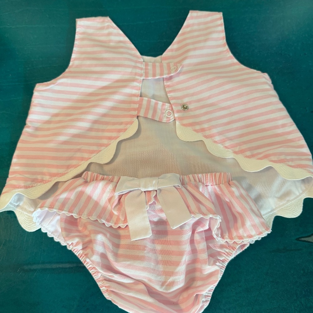 TBBC swing back diaper set size 12-18 mo